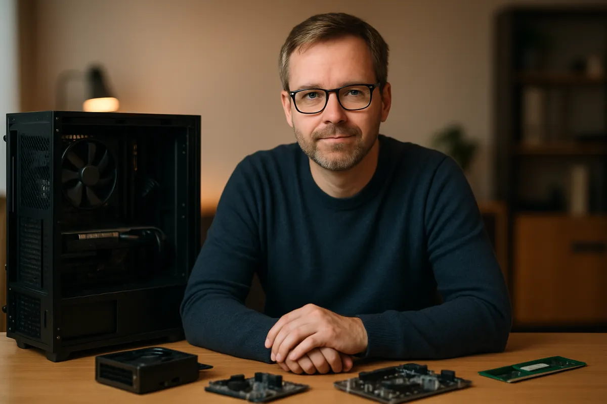 S&oslash;ren Lindholm, it-journalist bag EDB-Tidende